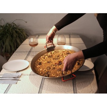 Support à paella extensible or porte-paellas compatible de 26 à 55 cm