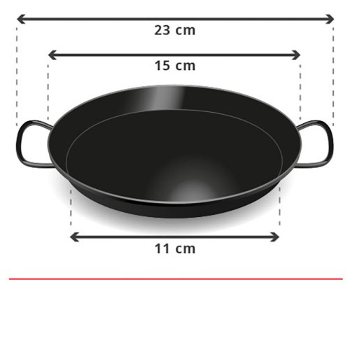 Paella émaillée