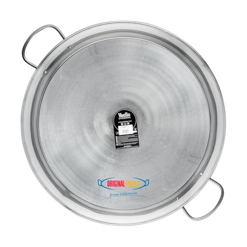 Poele a Paella Inox 90 cm pour 40-50 personnes parts  Poele a Paella