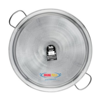 Poele a Paella Inox 90 cm pour 40-50 personnes parts  Poele a Paella