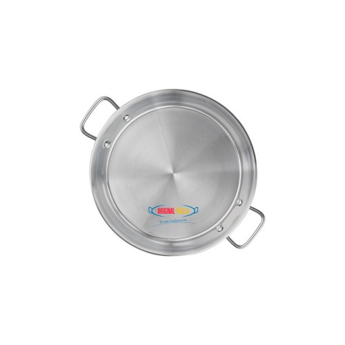 Poêle à paella thermodiffusion inox - 32 cm