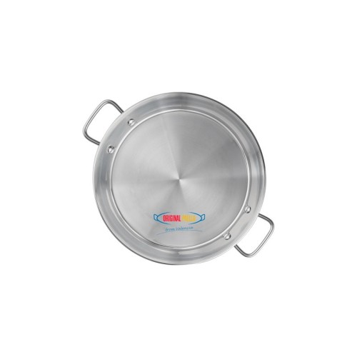 Poele a Paella inox induction 28 cm pour 3 personnes Poele a Paella