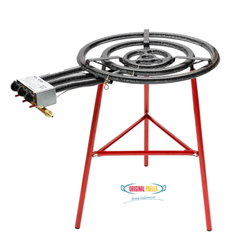 Paellero de tubo redondo para uso interior de 60 cm
