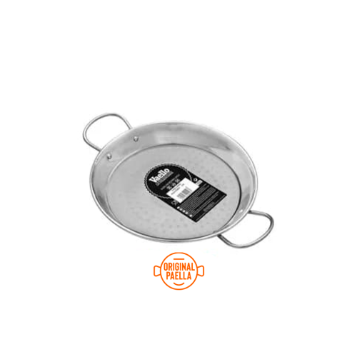 Poele a Paella Inox 34 cm pour 4-6 personnes parts Poele a Paella