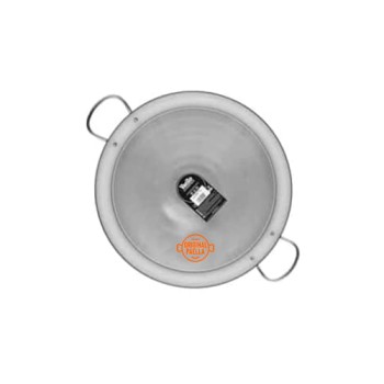 Poele a Paella Inox 42 cm pour 7-10 personnes parts Poele a Paella