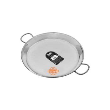 Poele a Paella Inox 42 cm pour 7-10 personnes parts Poele a Paella