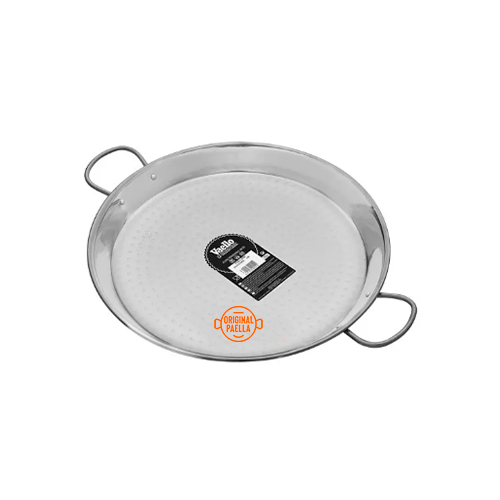 Poele a Paella Inox 50 cm pour 10-14 personnes parts Poele a Paella