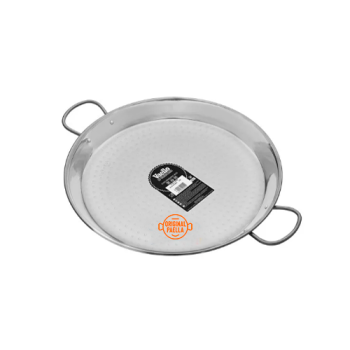 Poele a Paella Inox 55 cm pour 11-16 personnes parts Poele a Paella