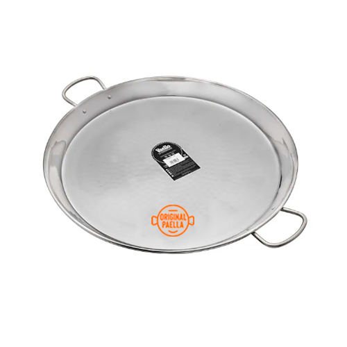 Poele a Paella Inox 65 cm pour 17-25 personnes parts Poele a Paella