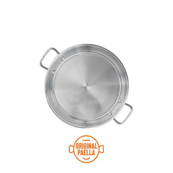 Poele a Paella Inox Induction 36 cm pour 4-7 personnes Poele a Paella
