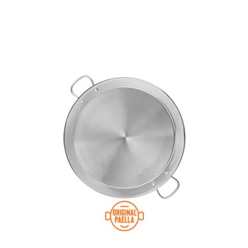 Poele a Paella Inox Induction 40 cm pour 6-9 personnes Poele a Paella