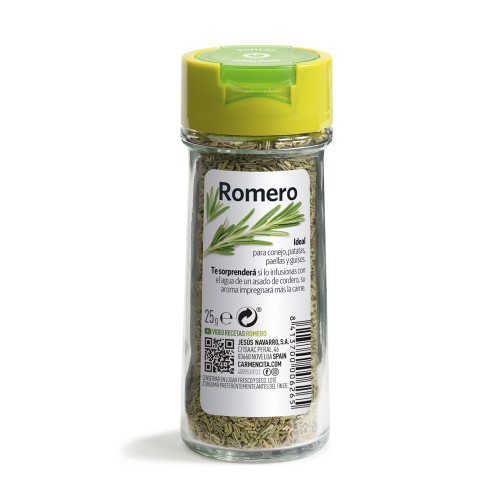Romarin en pot de verre de 25 g