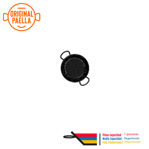 Poele a Paella Emaillé 15cm Poeles a paella Professionnelles