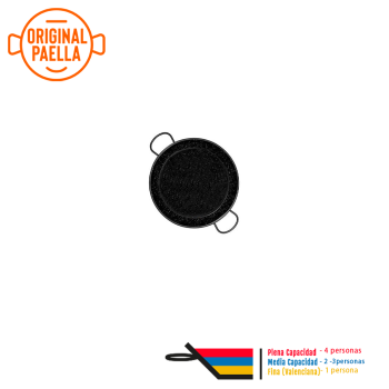 Poele a Paella Emaillé 30 cm pour 2-4 personnes parts Poele a Paella