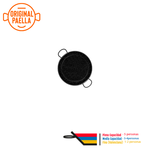 Poele a Paella Emaillé 32 cm pour 3-5 personnes parts Poele a Paella