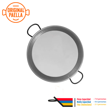 Poele a Paella Induction 38 cm pour 5-8 personnes parts Poele a Paella