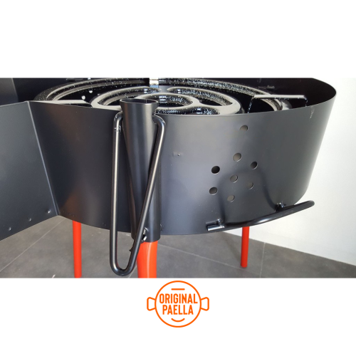 Multifonction Barbecue + Paravents + Paëlla au feu de bois