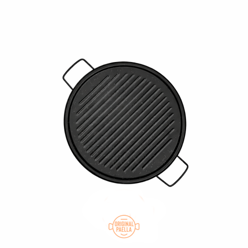 Plancha en acier Emaille ECO 46 cm pour Brûleur au gas Paella