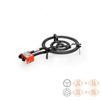 BRÛLEUR PAELLA 50CM HAUTE PUISSANCE +GAS garantie du meilleur prix