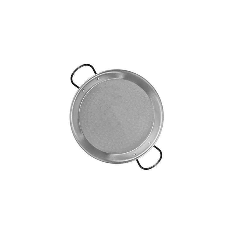 Poele a Paella en Acier Poli 34 cm 6 parts