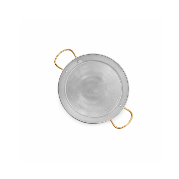 Poele a Paella Inox 38 cm pour 5-8 personnes parts Poele a Paella