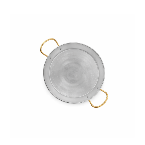 Poele a Paella Inox 42 cm pour 7-10 personnes parts