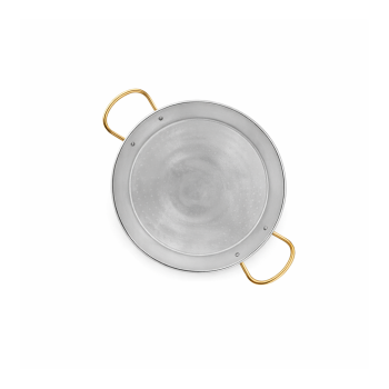 Poele a Paella Inox 50 cm pour 10-14 personnes parts Poele a Paella