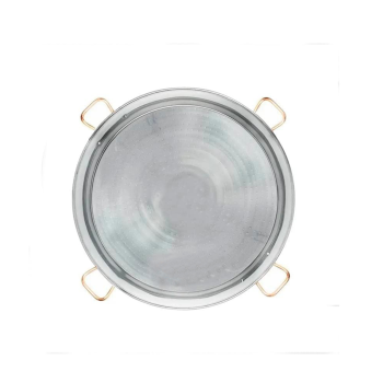 Poele a Paella Inox 80 cm pour 30-40 personnes parts  Poele a Paella