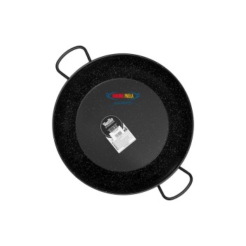 Poele a Paella Profonde Emaille 45 cm pour 14 Cocottes Pot Riz