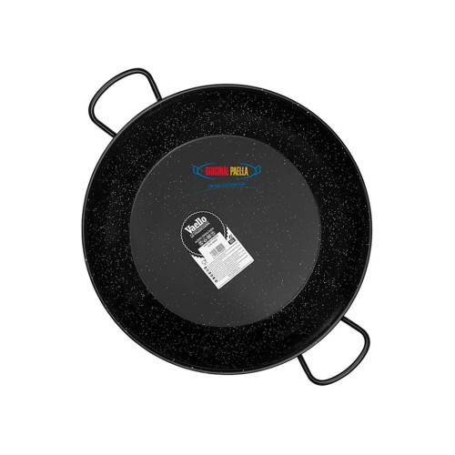 Poele a Paella Profonde Emaille 65 cm pour 40-50 Cocottes Pot Riz