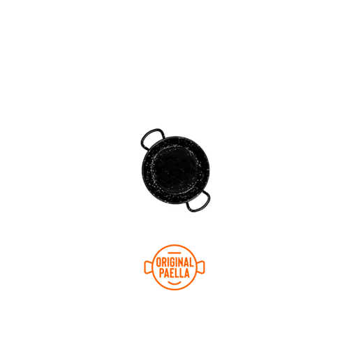 Poêle à paella émaillée de 12 cm, paellera émaillée de 12 cm