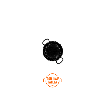 Poêle à paella émaillée de 12 cm, paellera émaillée de 12 cm