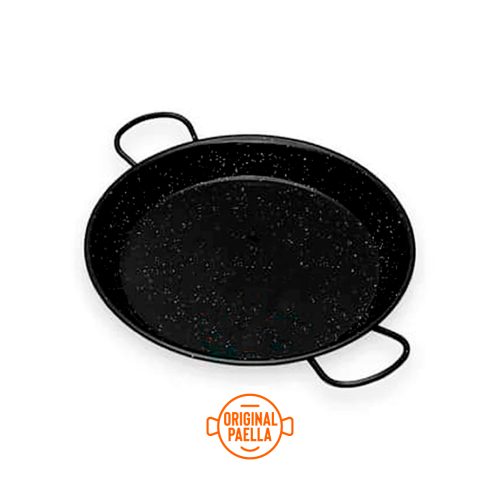 Poele a Paella Emaillé 40 cm pour 6-9 personnes parts Poele a Paella