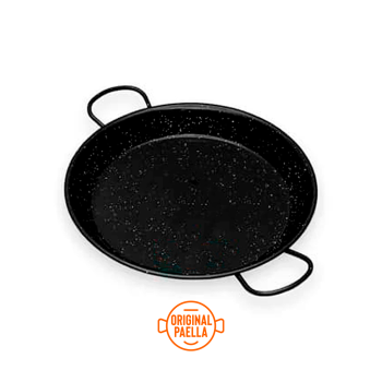 Poele a Paella Emaillé 40 cm pour 6-9 personnes parts Poele a Paella
