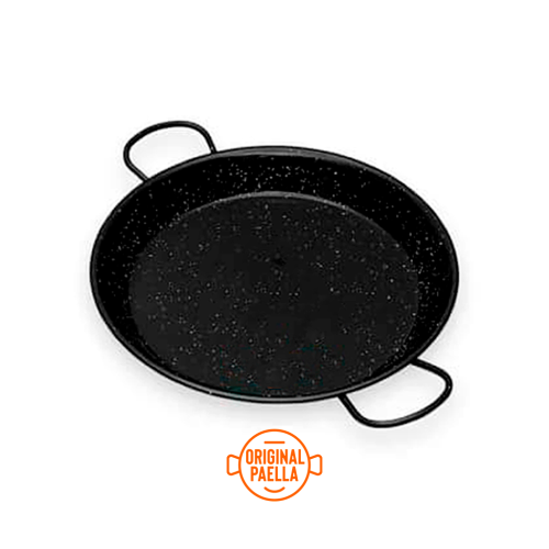 Poele a Paella Emaillé 50 cm pour 9-14 personne parts Poele a Paella