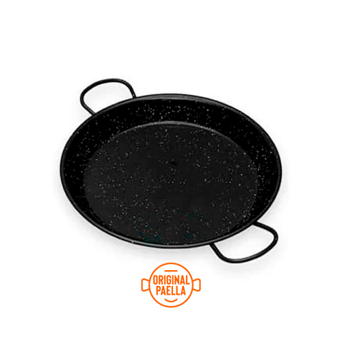 Poele a Paella Emaillé 46 cm pour 8-12 personnes parts Poele a Paella