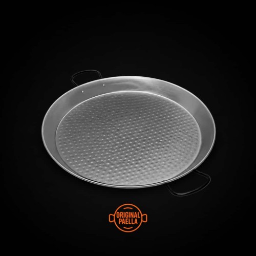 Poele a Paella en Acier Poli 46 cm 12 parts Poele a Paella