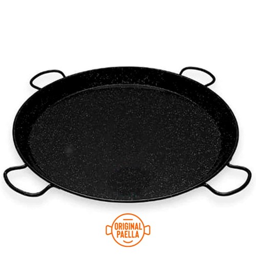Poele a Paella Acier Emaillé 115 cm 80-120 personnes parts