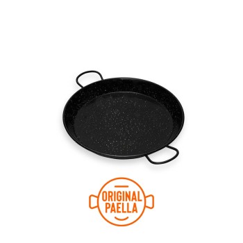 Poele a Paella Emaille Induction 32 cm pour 3-5 personnes