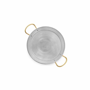 Poele a Paella Inox 42 cm pour 7-10 personnes