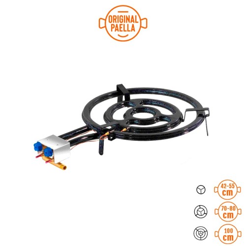 Paellero à gaz professionnel 50 cm brûleur professionnel