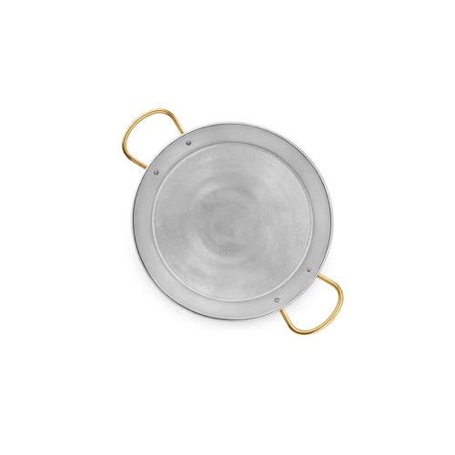 Poele a Paella Inox 46 cm pour 8-12 personnes