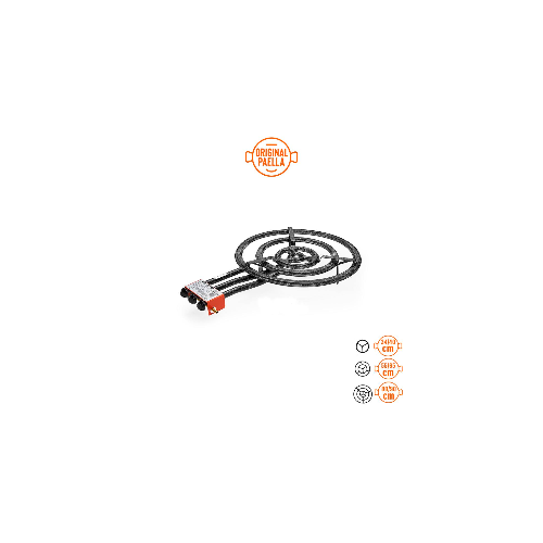 BRÛLEUR PAELLA 60CM HAUTE PUISSANCE +GAS