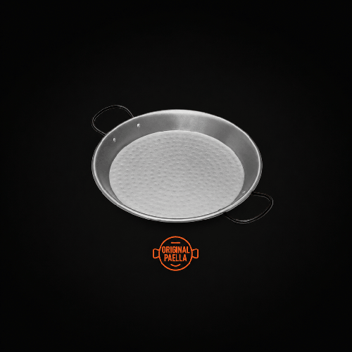 Poele a Paella en Acier Poli 30 cm 4 parts