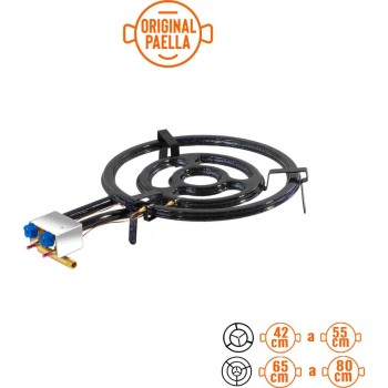 Paellero à gaz professionnel 50 cm brûleur professionnel
