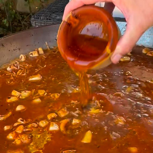 5.- Faire dorer le foie