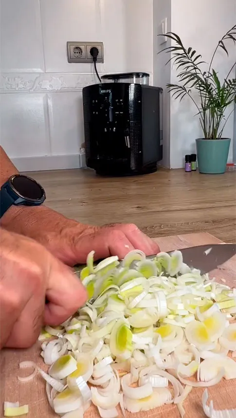 3.- Couper les légumes