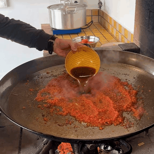 2.- Faire frire les calamars