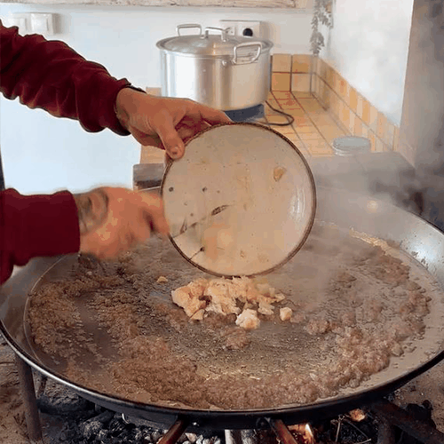 2.- Faire frire les calamars