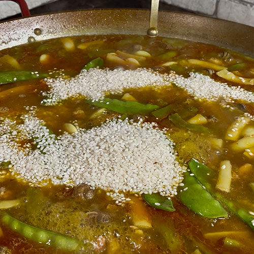 Ajoutez le riz.